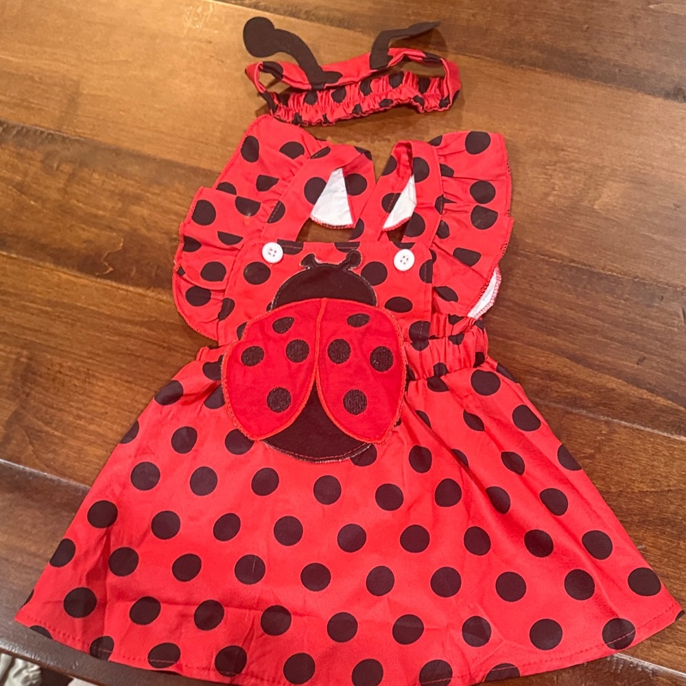 Ladybug Polka Dot Kids Costume
